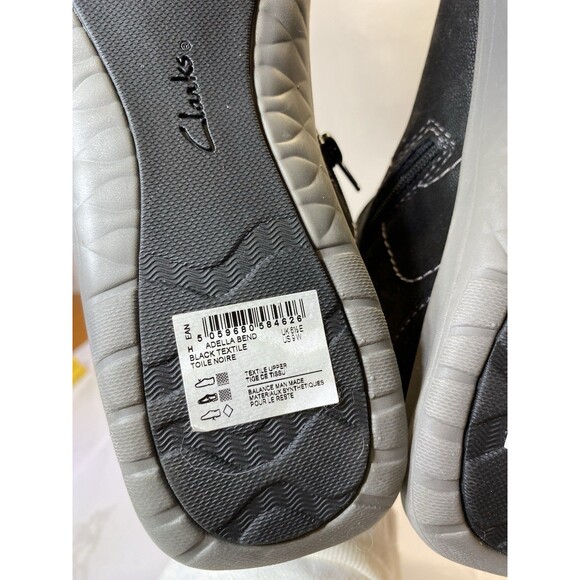 Clark’s Adella Bend Booties Black Womens 9 Wide - Picture 6 of 8